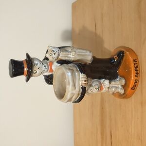 NWT Yankee Candle Boney Bunch 2016 Bone Appetit Tea Light Holder Bonesey Dog Cat